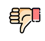 thumbs down